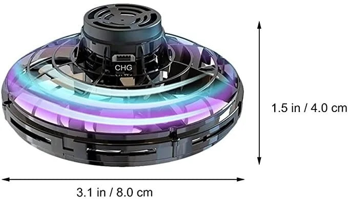 Mini Dron LED Volador – Fly Spinner Interactivo
