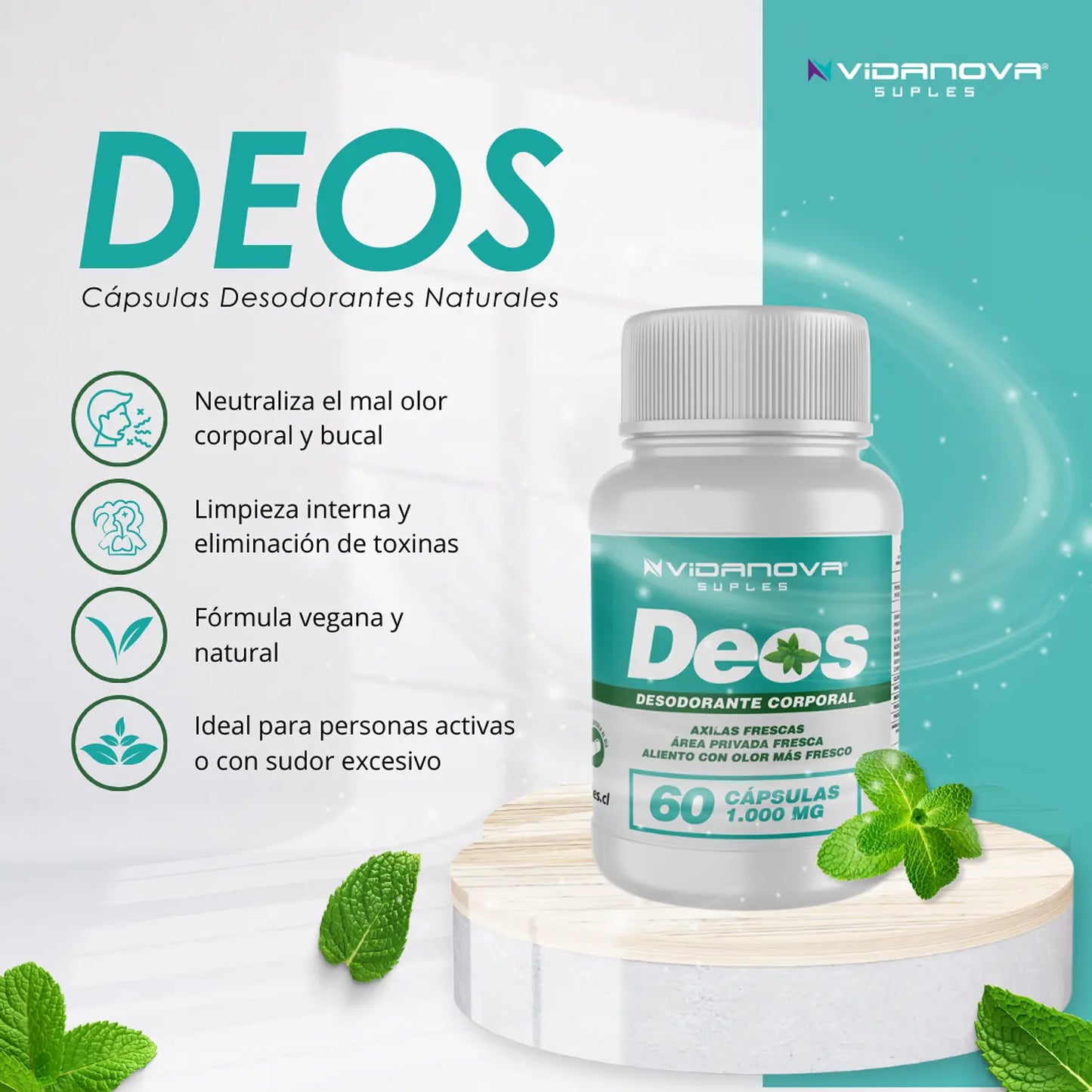 Desodorante corporal ™ - 60 caps