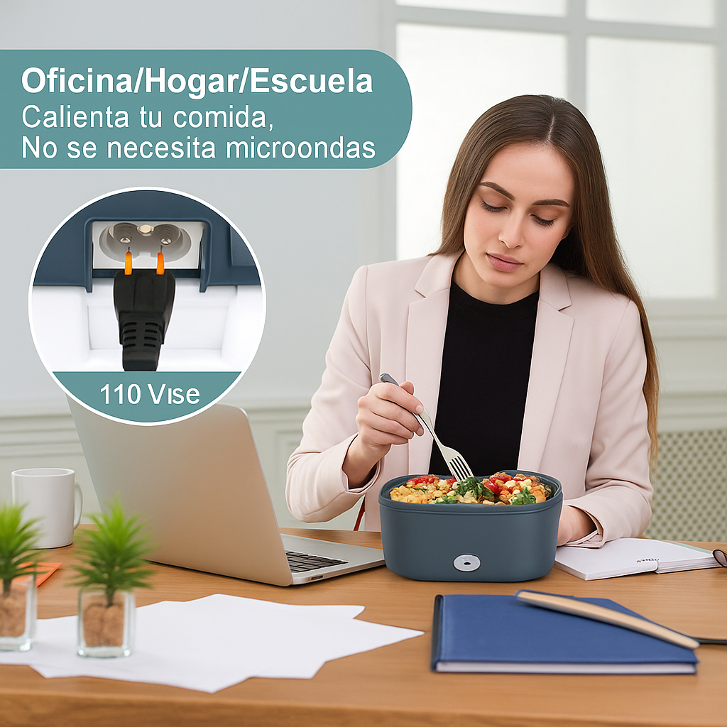 Lonchera Premium PRO™- Acero Inoxidable y conexión en tu auto