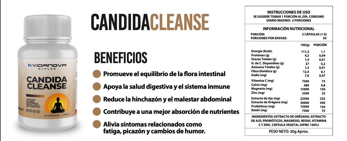 CANDIDA CLEANSE ™ 60 CAPS