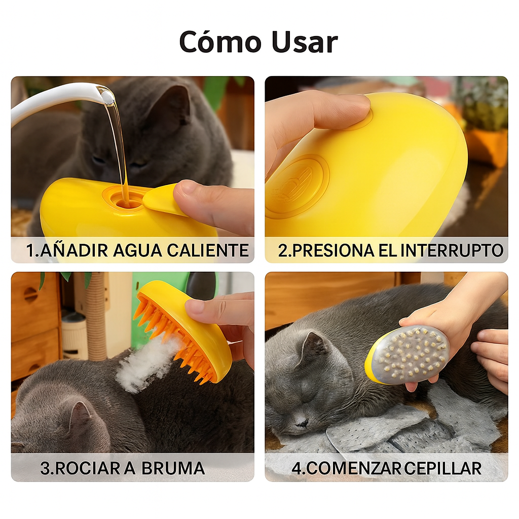 🐾Pelaje Perfecto™ – El cepillado que transforma🐾