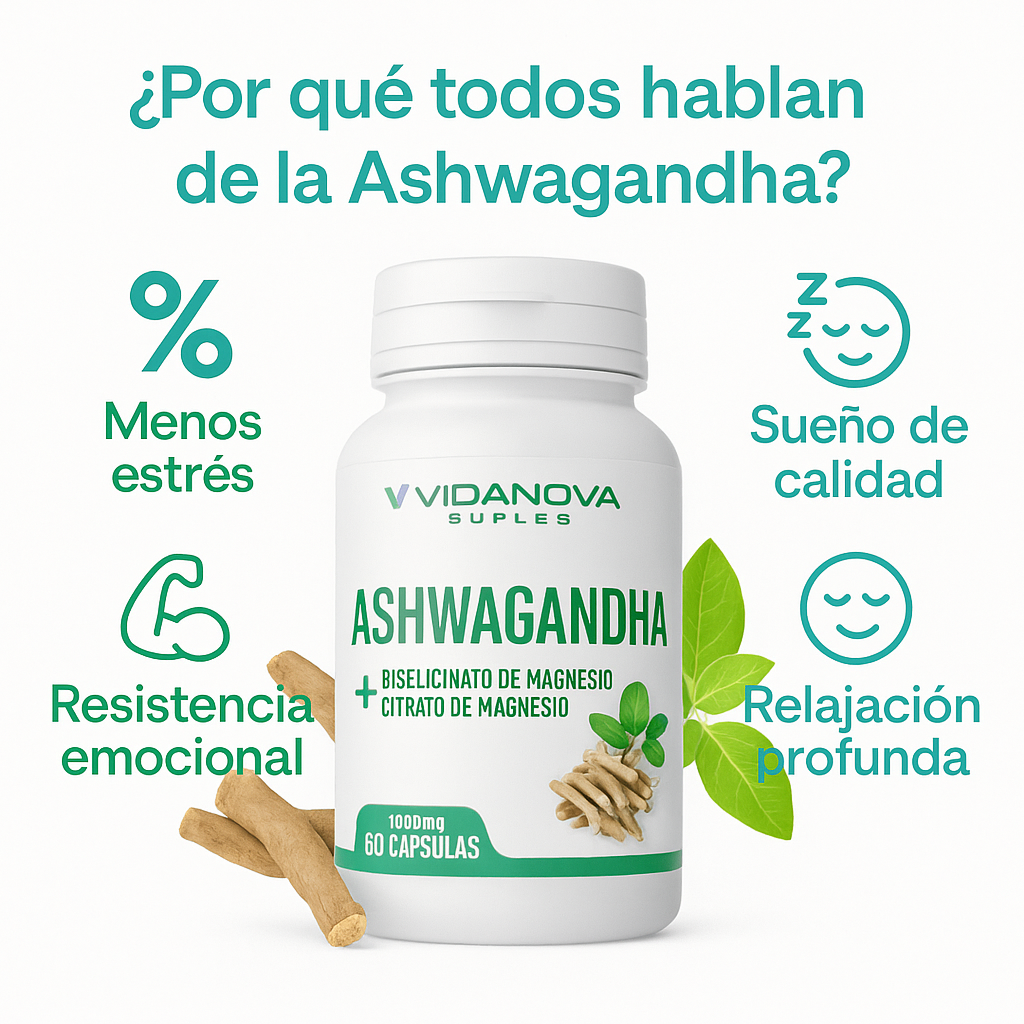 Ashwagandha + Magnesio 60 CAPS ™