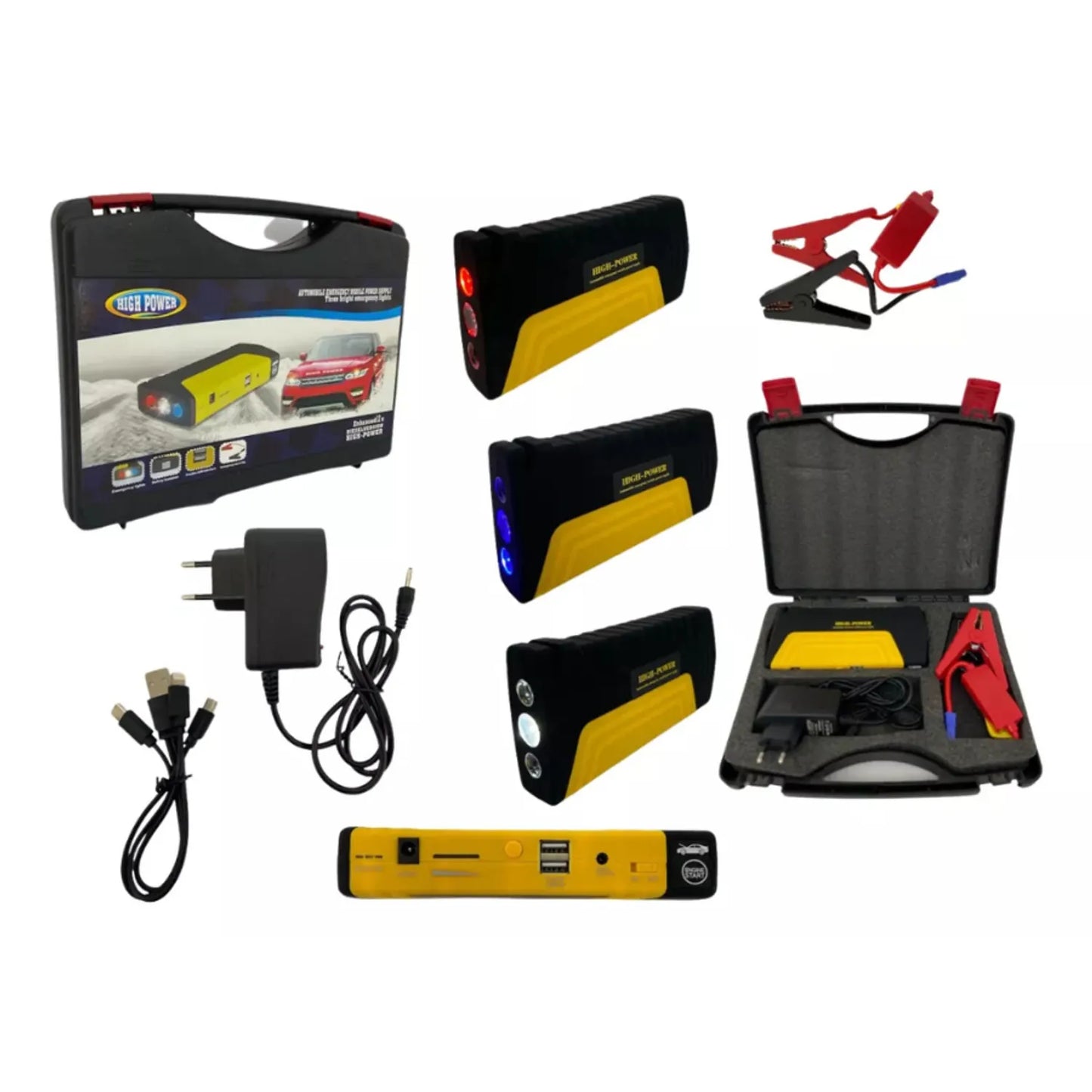 AutoPower PRO™ - Kit de emergencia que arranca tu batería en segundos