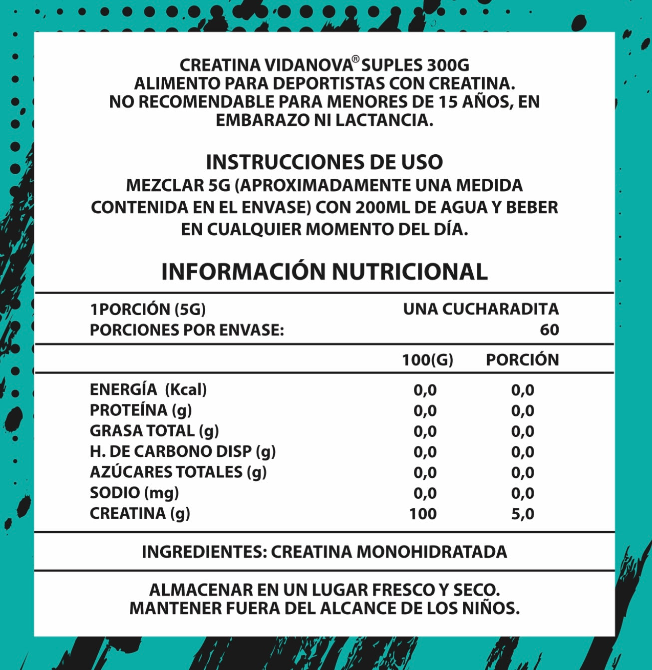Creatina Monohidratada 300g®