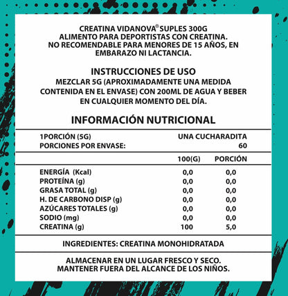 Creatina Monohidratada 300g®