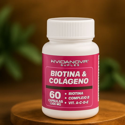 BIOTINA + COLÁGENO - 60CAPS 1000MG ™