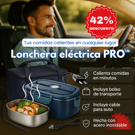 Lonchera Premium PRO™- Acero Inoxidable y conexión en tu auto
